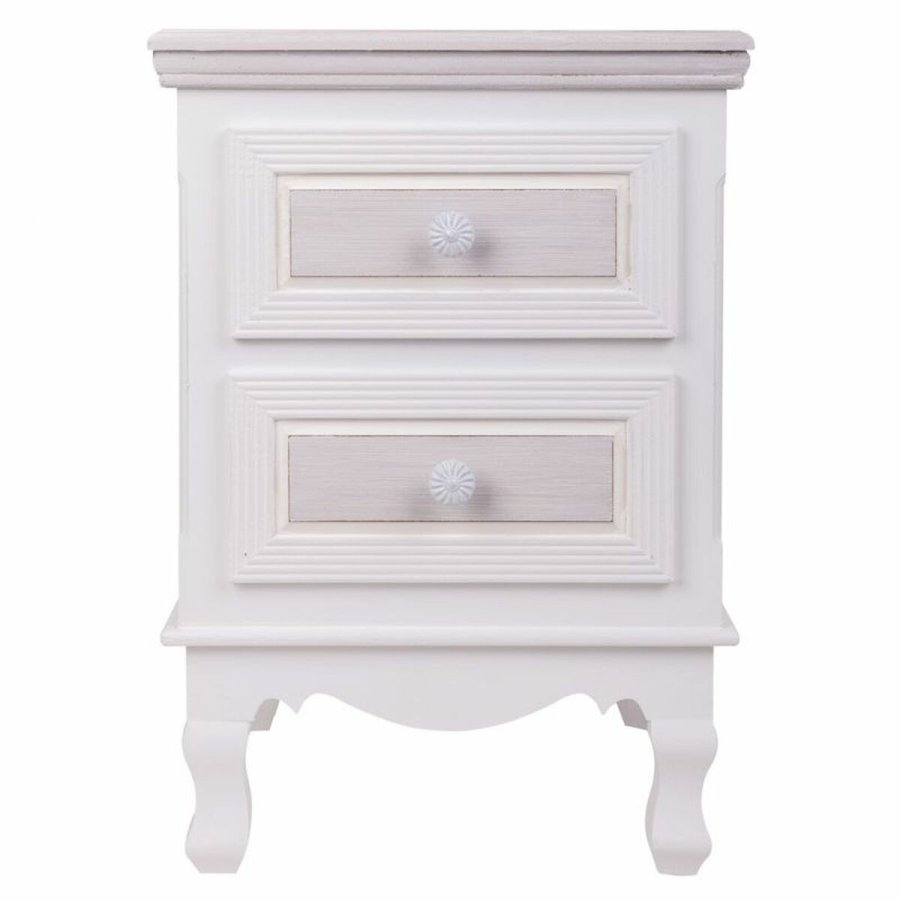 Natbord Alexandra House Living Hvid 33 x 53 x 37 cm #25