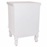 Natbord Alexandra House Living Hvid 33 x 53 x 37 cm #37