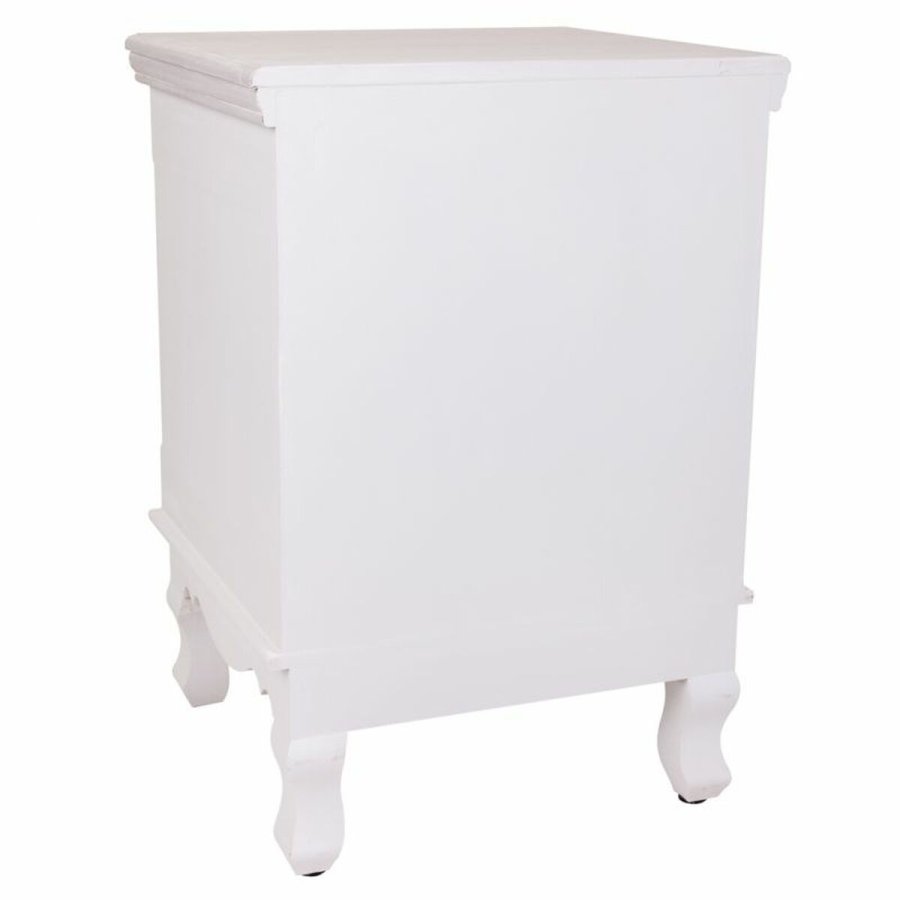 Natbord Alexandra House Living Hvid 33 x 53 x 37 cm #37