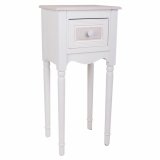 Natbord Alexandra House Living Hvid 26 x 72 x 33 cm #37