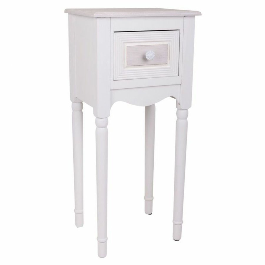 Natbord Alexandra House Living Hvid 26 x 72 x 33 cm #37