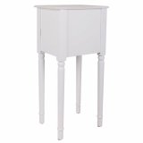 Natbord Alexandra House Living Hvid 26 x 72 x 33 cm #1