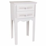 Natbord Alexandra House Living Hvid 28 x 69 x 38 cm #1