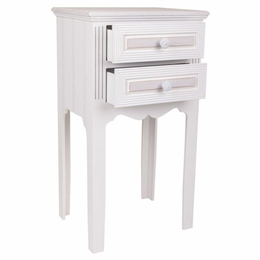 Natbord Alexandra House Living Hvid 28 x 69 x 38 cm #13