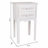 Natbord Alexandra House Living Hvid 28 x 69 x 38 cm #25