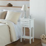 Natbord Alexandra House Living Hvid 26 x 69 x 37 cm #7