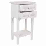 Natbord Alexandra House Living Hvid 26 x 69 x 37 cm #13