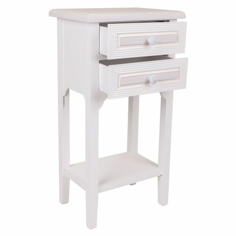 Natbord Alexandra House Living Hvid 26 x 69 x 37 cm #13