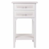 Natbord Alexandra House Living Hvid 26 x 69 x 37 cm #19