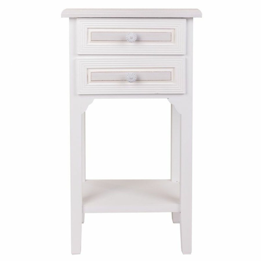 Natbord Alexandra House Living Hvid 26 x 69 x 37 cm #19