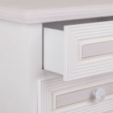 Natbord Alexandra House Living Hvid 26 x 69 x 37 cm #37