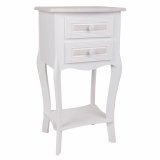 Natbord Alexandra House Living Hvid 31 x 71 x 38 cm #1