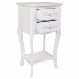 Natbord Alexandra House Living Hvid 31 x 71 x 38 cm #13