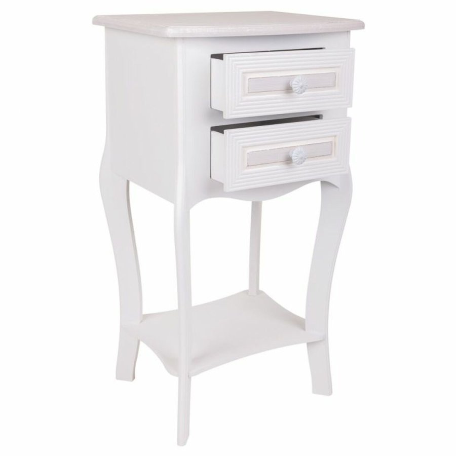 Natbord Alexandra House Living Hvid 31 x 71 x 38 cm #13