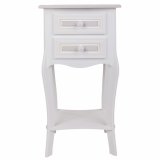 Natbord Alexandra House Living Hvid 31 x 71 x 38 cm #19