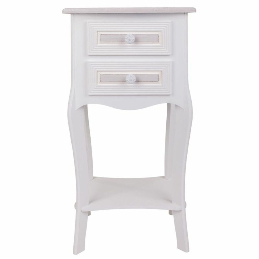Natbord Alexandra House Living Hvid 31 x 71 x 38 cm #19