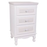 Natbord Alexandra House Living Hvid 33 x 68 x 41 cm #1