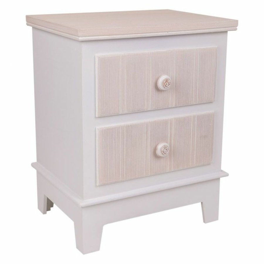 Natbord Alexandra House Living Hvid 30 x 50 x 40 cm #1