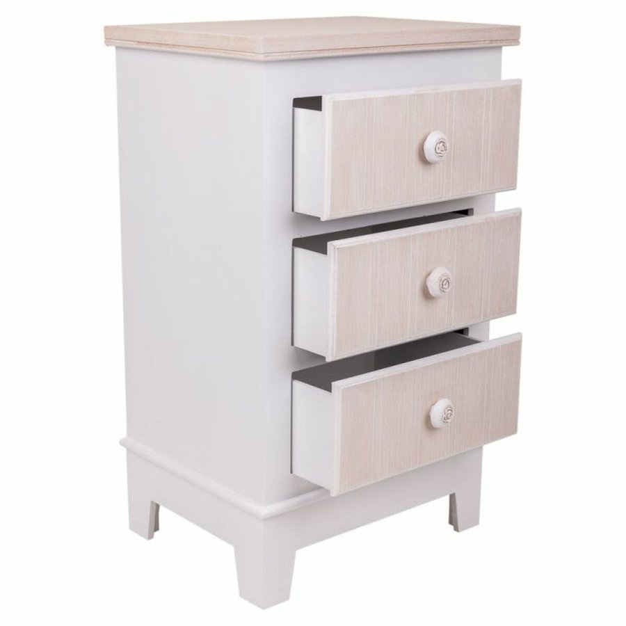 Natbord Alexandra House Living Hvid 30 x 64 x 40 cm #13