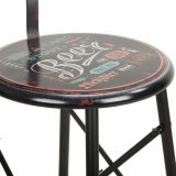 Taburet Alexandra House Living Sort Jern 40 x 100 x 46 cm #25