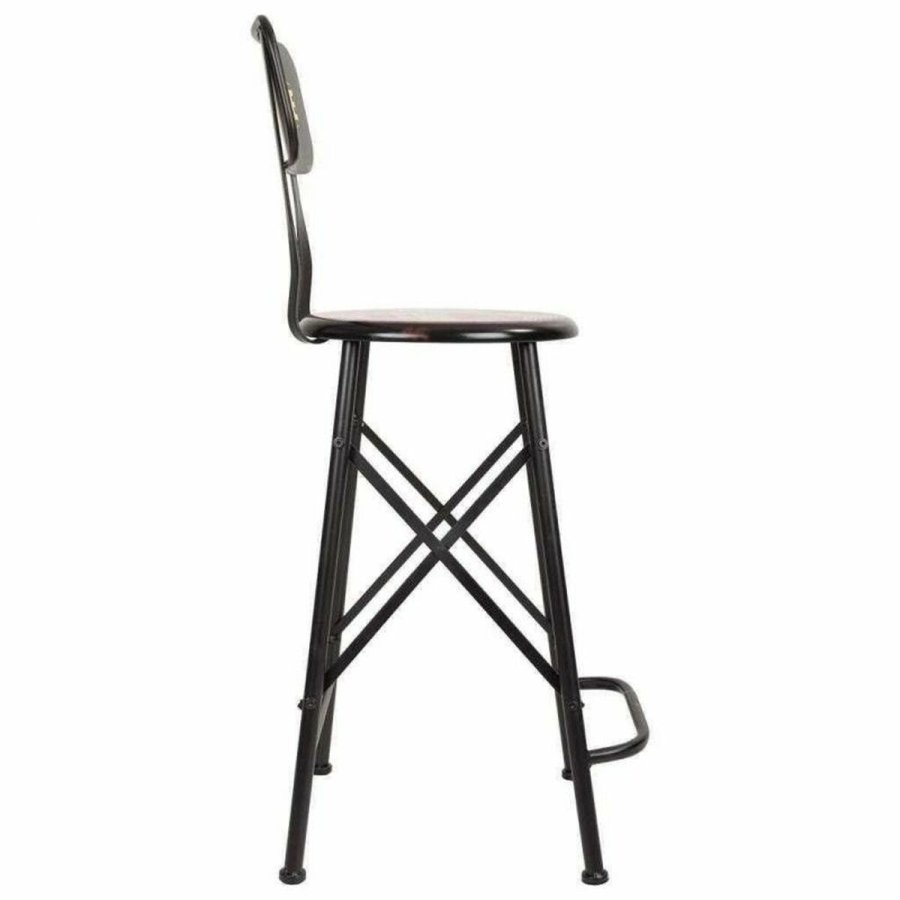 Taburet Alexandra House Living Sort Jern 40 x 100 x 46 cm #13