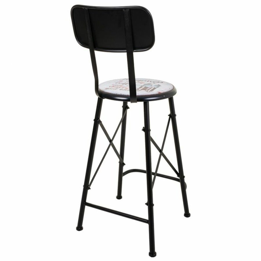 Taburet Alexandra House Living Sort Jern 40 x 100 x 46 cm #37
