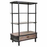 Hylder Alexandra House Living Brun Tr Metal Jern 121 x 40 x 80 cm #1