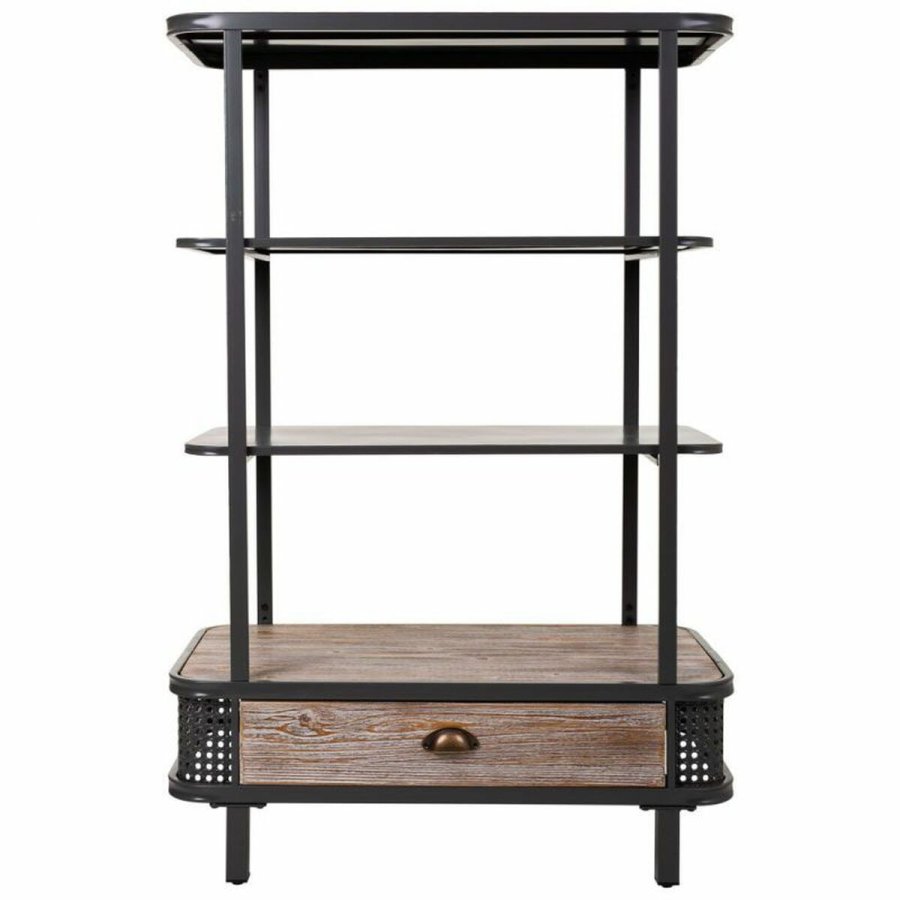 Hylder Alexandra House Living Brun Tr Metal Jern 121 x 40 x 80 cm #4