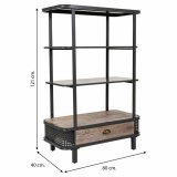 Hylder Alexandra House Living Brun Tr Metal Jern 121 x 40 x 80 cm #5