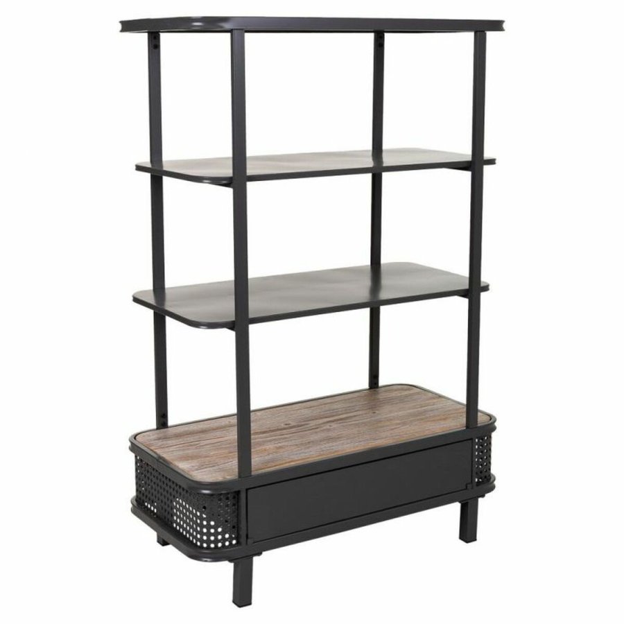 Hylder Alexandra House Living Brun Tr Metal Jern 121 x 40 x 80 cm #6
