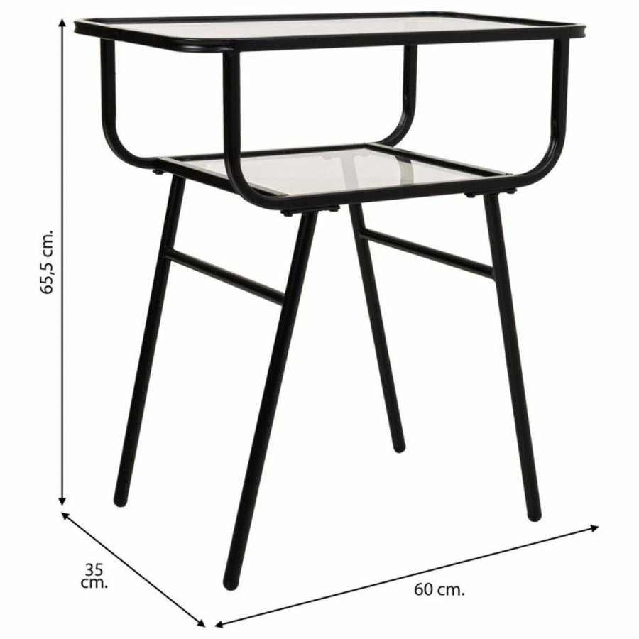 Natbord Alexandra House Living Sort 35 x 65 x 60 cm #31
