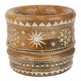 Morter Alexandra House Living Mangotr 14 x 25 x 14 cm Brun #26
