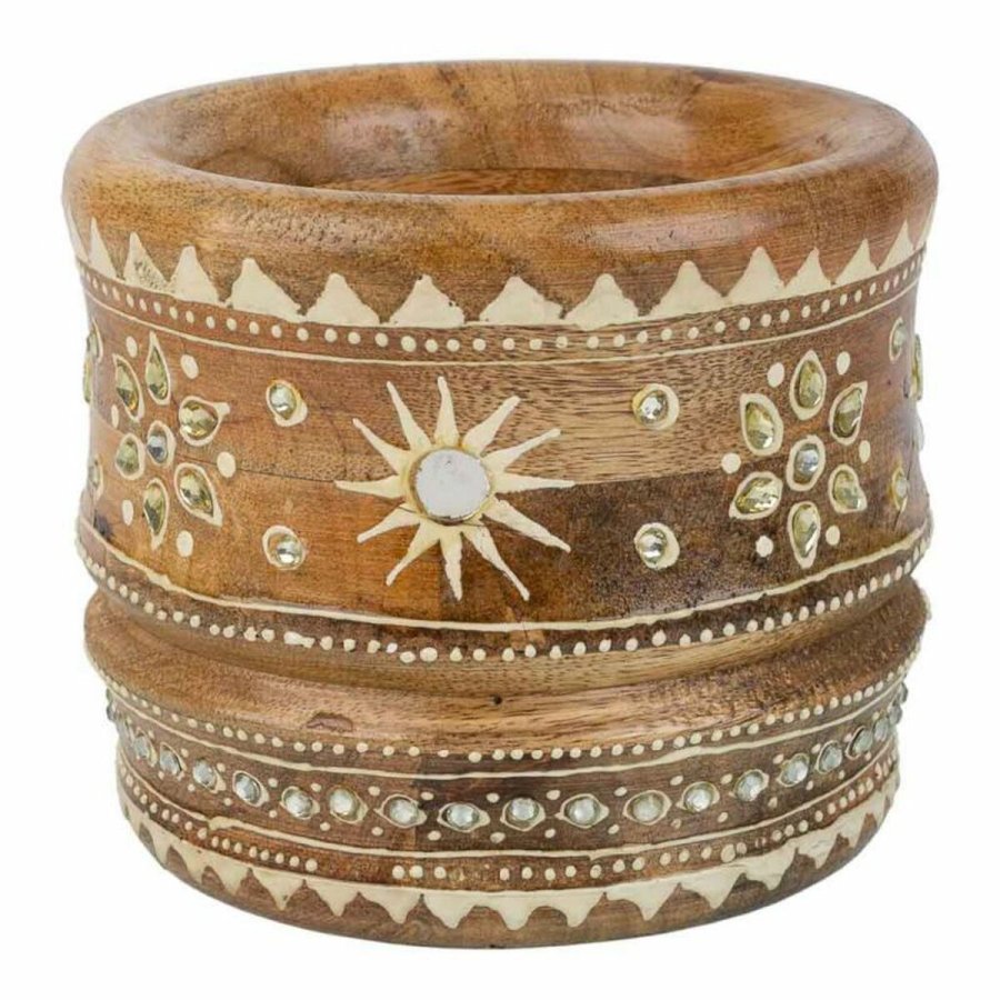 Morter Alexandra House Living Mangotr 14 x 25 x 14 cm Brun #26