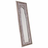 Vgspejl Alexandra House Living Hvid 1 x 90 x 30 cm Rektangulr #1