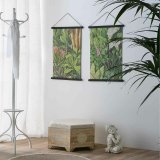 Stol Alexandra House Living Hvid Natur Mangotr Tr MDF 60 x 29 x 70 cm #13