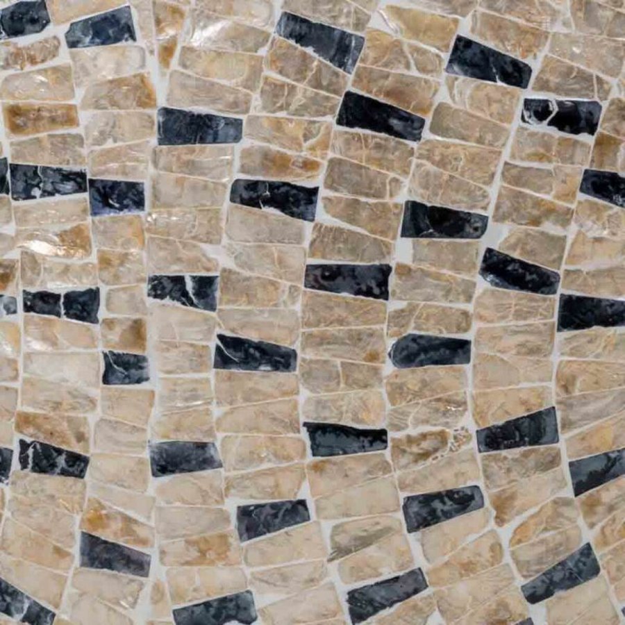 Sofabord Alexandra House Living Gr Fldefarvet Perlemor Tr MDF 65 x 46 x 65 cm #4