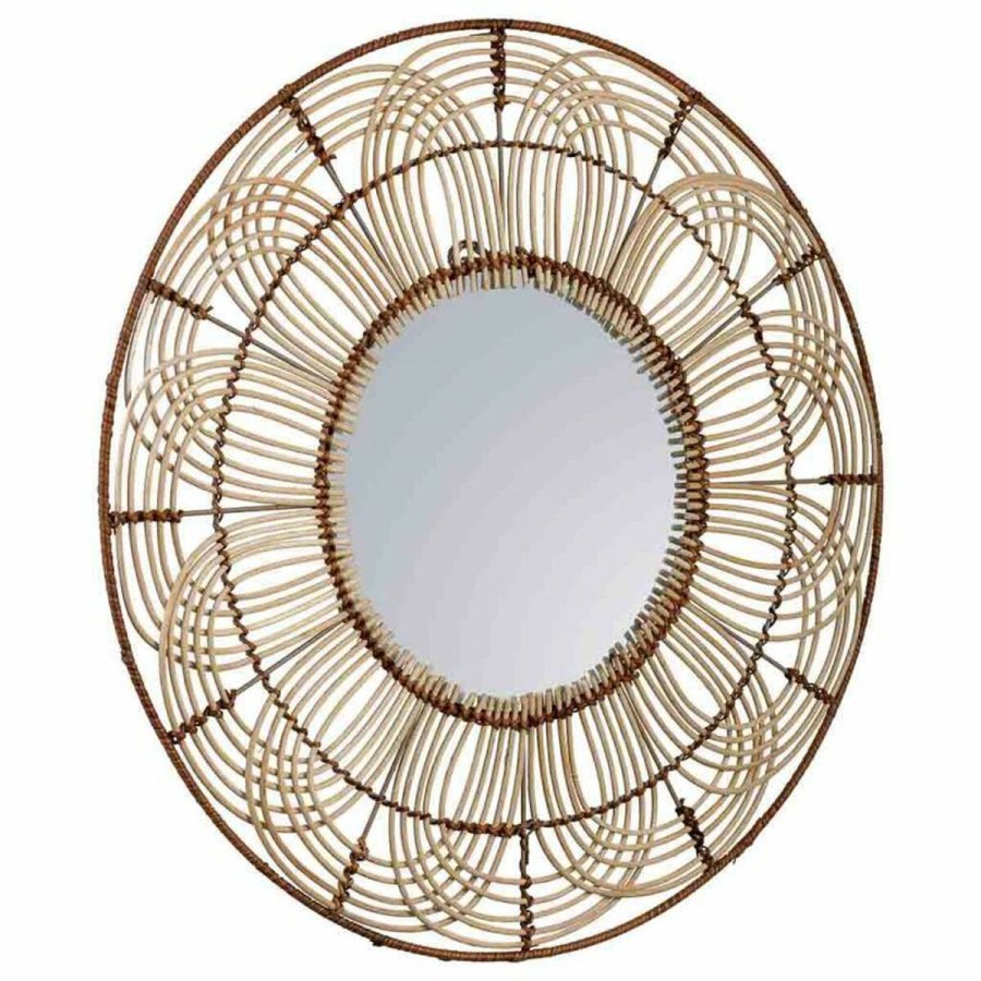 Vgspejl Alexandra House Living Brun 3 x 61 x 61 cm Cirkler #22