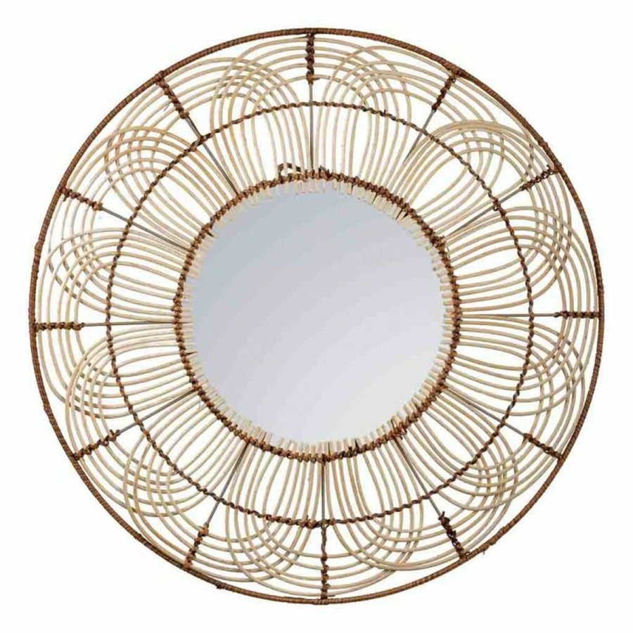 Vgspejl Alexandra House Living Brun 3 x 61 x 61 cm Cirkler #1