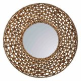 Vgspejl Alexandra House Living Brun 3 x 61 x 61 cm Cirkler #1