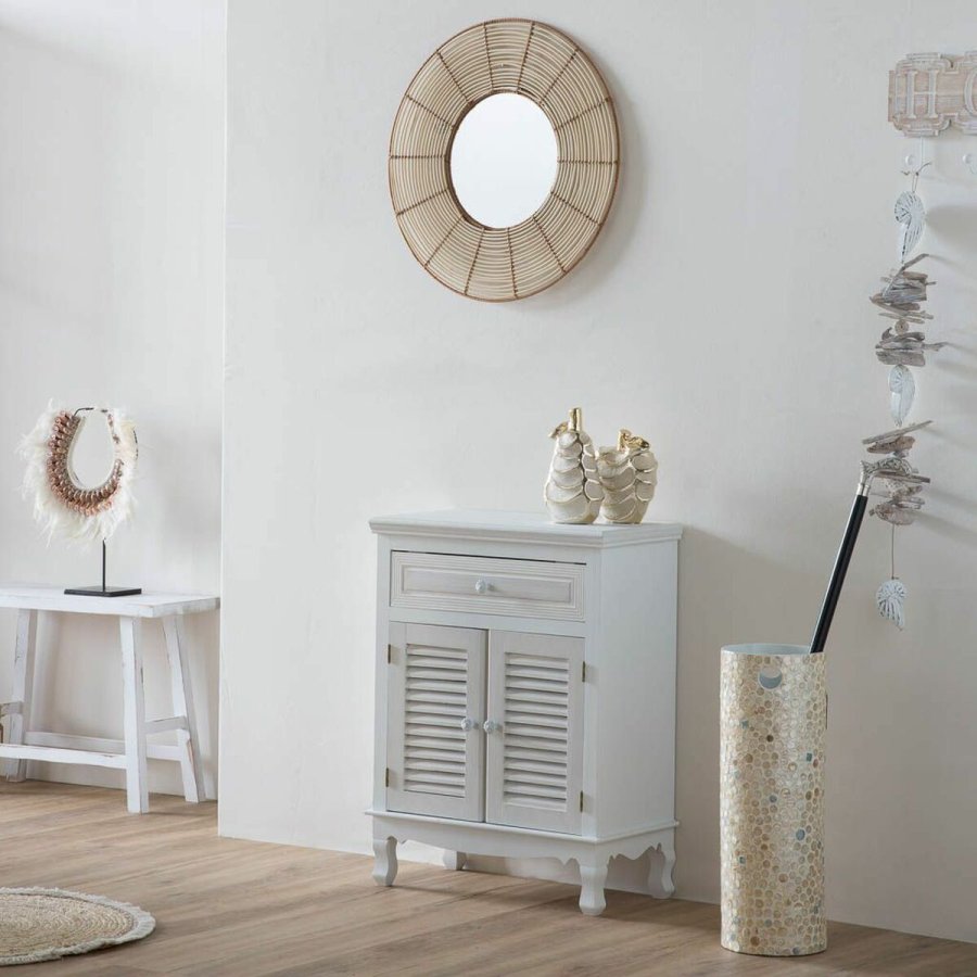 Vgspejl Alexandra House Living Brun 3 x 61 x 61 cm Cirkler #43