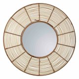 Vgspejl Alexandra House Living Brun 3 x 61 x 61 cm Cirkler #1