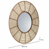 Vgspejl Alexandra House Living Brun 3 x 61 x 61 cm Cirkler #8