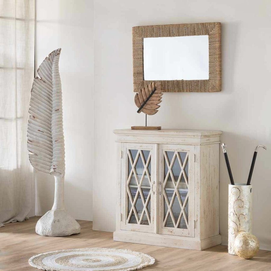 Vgspejl Alexandra House Living Brun 3 x 61 x 91 cm Rektangulr #8