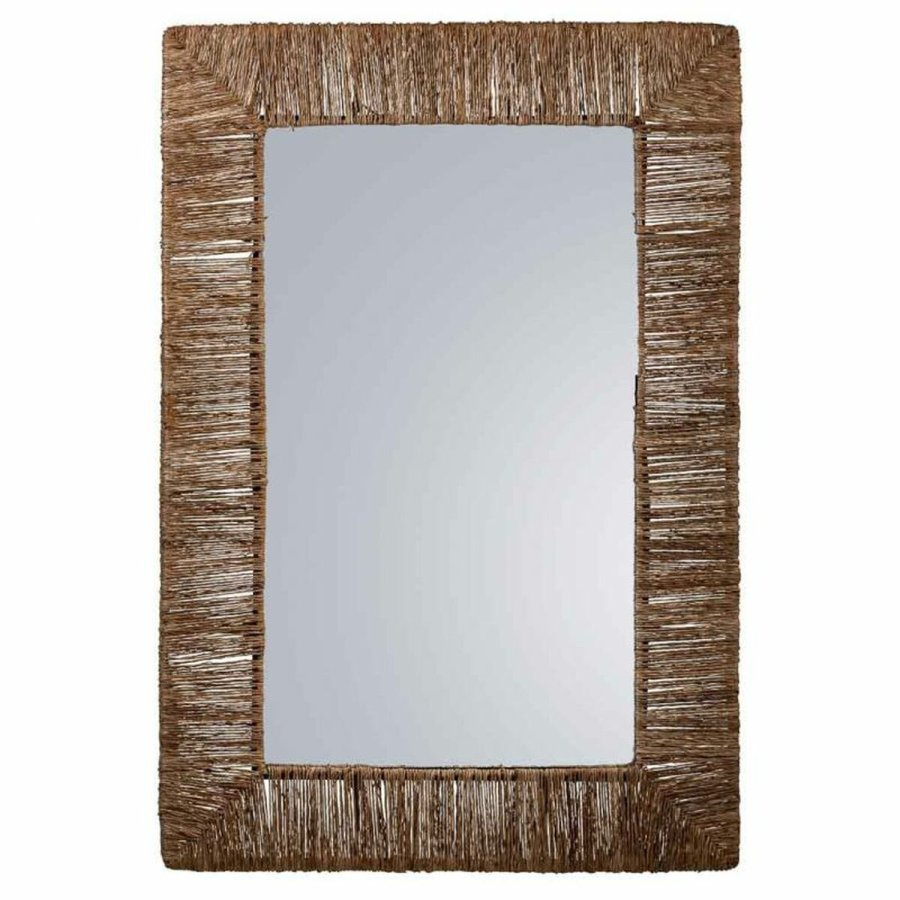 Vgspejl Alexandra House Living Brun 3 x 61 x 91 cm Rektangulr #1