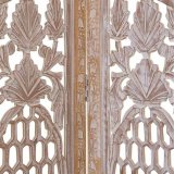 Sammenfoldelig skrm Alexandra House Living Hvid 2 x 180 x 153 cm #5