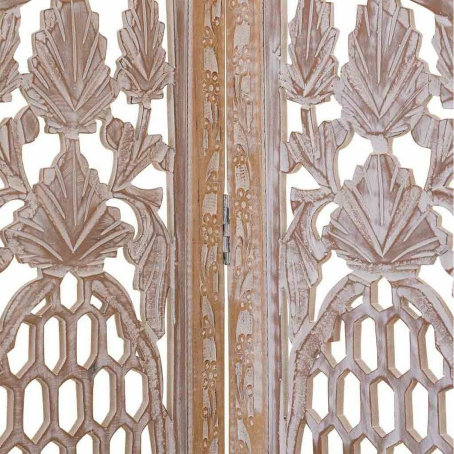 Sammenfoldelig skrm Alexandra House Living Hvid 2 x 180 x 153 cm #5