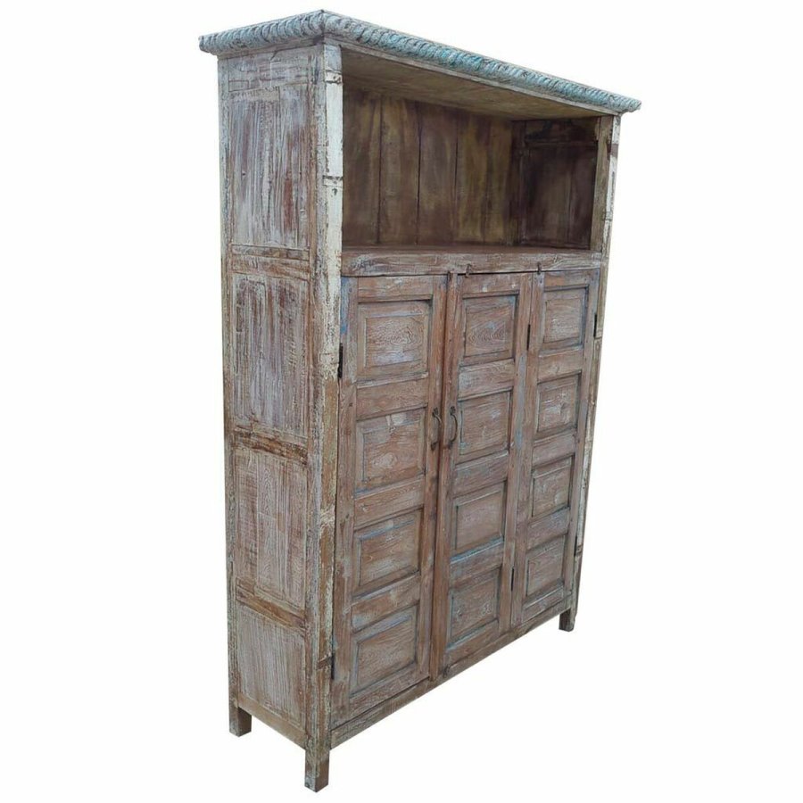 Hylder Alexandra House Living Brun Genbrugt Tr 40 x 186 x 137 cm #1