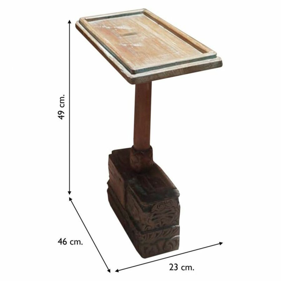 Sofabord Alexandra House Living Brun Genbrugt Tr 23 x 49 x 46 cm #5