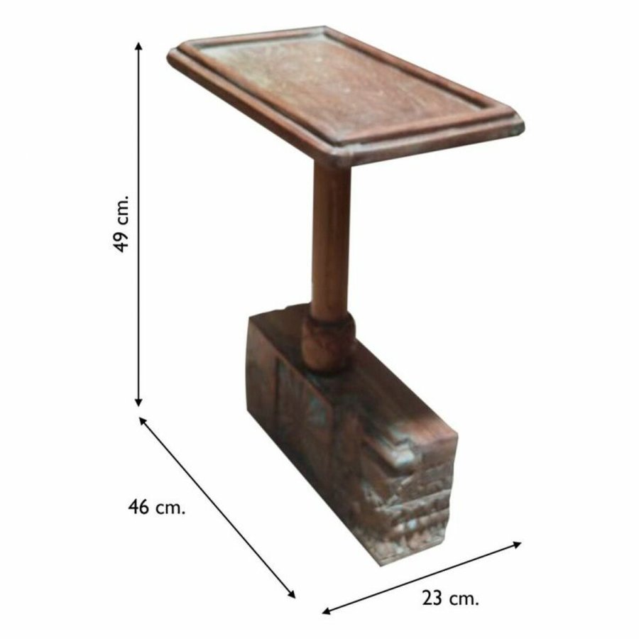 Sofabord Alexandra House Living Brun Genbrugt Tr 23 x 49 x 46 cm #5
