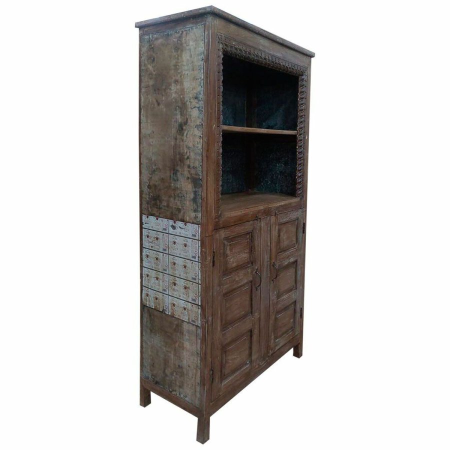 Hylder Alexandra House Living Brun Genbrugt Tr 42 x 213 x 107 cm #1